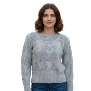 Alluring Tints Woolen Sweater For Women/Girls